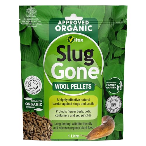 Vitax 1L Slug Gone - Granulés en Laine Naturelle