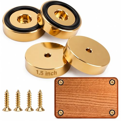 Pies de metal dorado para tabla de cortar 4 unidades miniatura 1
