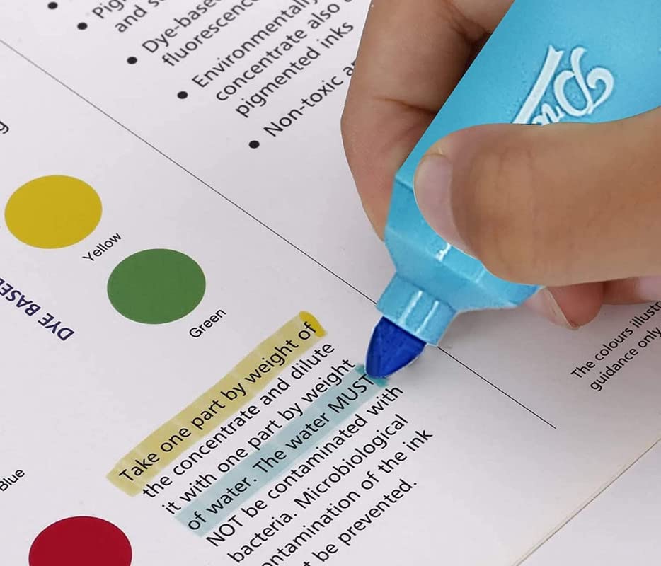 Image of YBN Vibrant Colorful Unicorn Highlighter Pens - Add Magic To Your Work | Markers For Adults & Kids | Marker Pens For Drawing, Journaling, Scrapbooking | School Stationery Kit, Multicolour