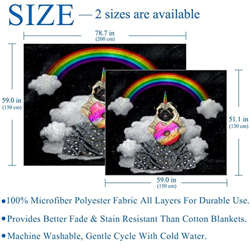 Couverture licorne idée cadeau anniversaire originale et utile - 4