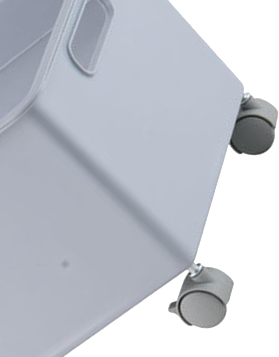 Under Bed Storage Containers, Rolling Storage Basket Under Bed Storage Organizer Drawers with Handle and Wheels for Bedroom(Grey)