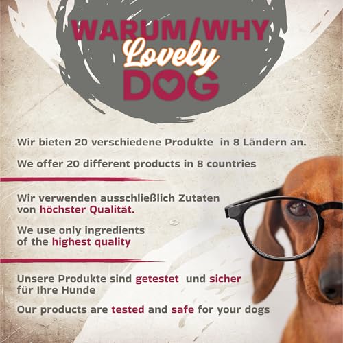 Rinderpansen für Hunde 1 kg (ca. 35–40 Stück) | Natürliche Kausnacks | Luftgetrocknet & getreidefrei | Hypoallergen & fettarm | Welpen & ausgewachsene Hunde geeignet