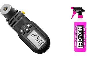 Topeak Shuttle Gauge Digital D2 Bundle with Muc-Off