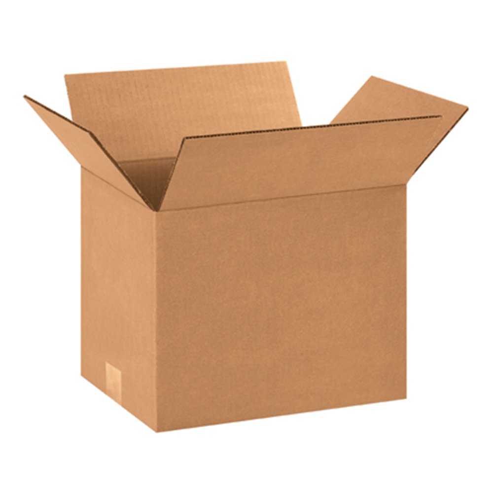 Photo 1 of AVIDITI Shipping Boxes Medium 12"L x 9"W x 9"H , 25-Pack | Corrugated Cardboard Box for Packing, Moving and Storage 12x9x9 1299 Standard Corrugated
