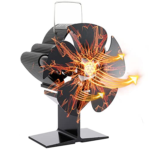 Ventilador de estufa, Joycabin, ventilador de estufa Cover