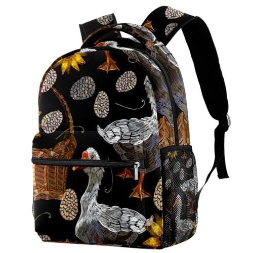 Sac à dos d'école pour adolescentes et filles grand format multicolore