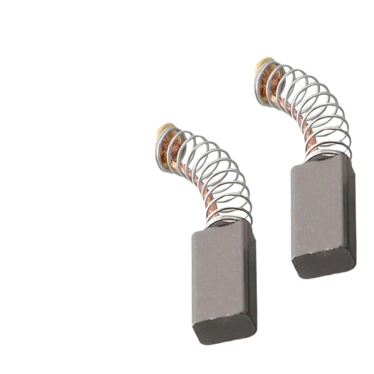 Set di 2 spazzole di ricambio in carbonio per motori elettrici, adatte per utensili elettrici, seghe circolari, trapani e altro ancora, 13 mm x 6 x 4 mm