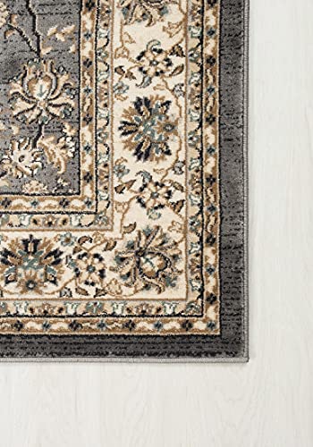 Carpeto Rugs Traditioneller Orientalischer Teppich mit Blumen - Kurzflor - Weich Teppich für Wohnzimmer, Schlafzimmer… – Bild 8