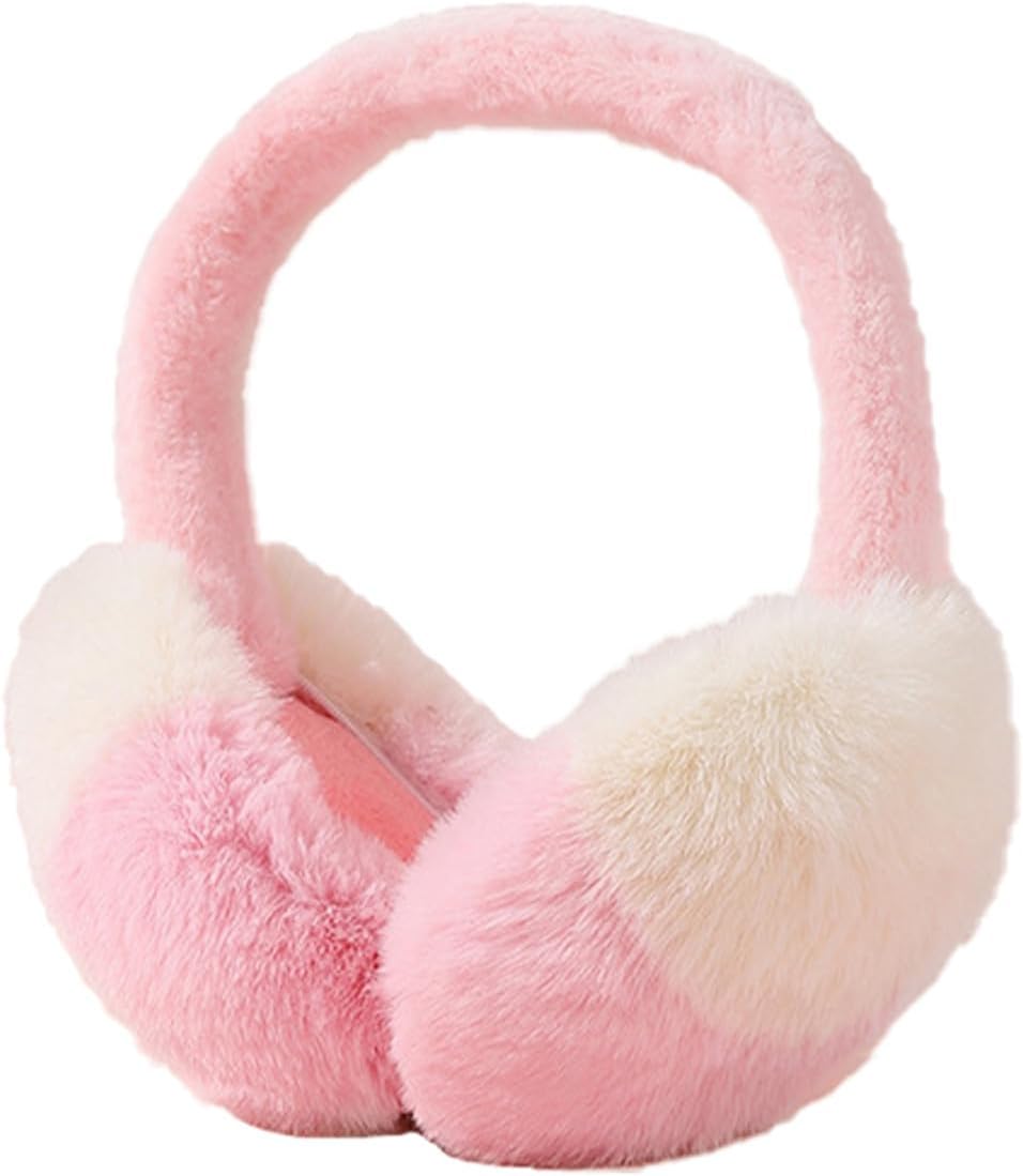 Women Girls Winter Ear Muffs Warm Earmuffs Ear Cover Soft Plush Ear Muffs Plush Ear Warmers Outdoor Headband