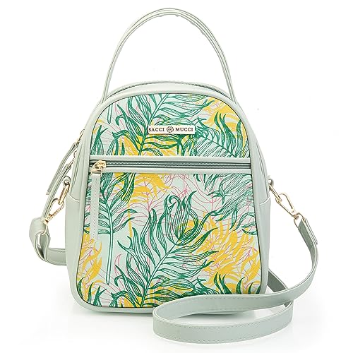 Image of SACCI MUCCI Women's Satchel Bag Ladies Purse Handbag Women's Handbag - Botanical