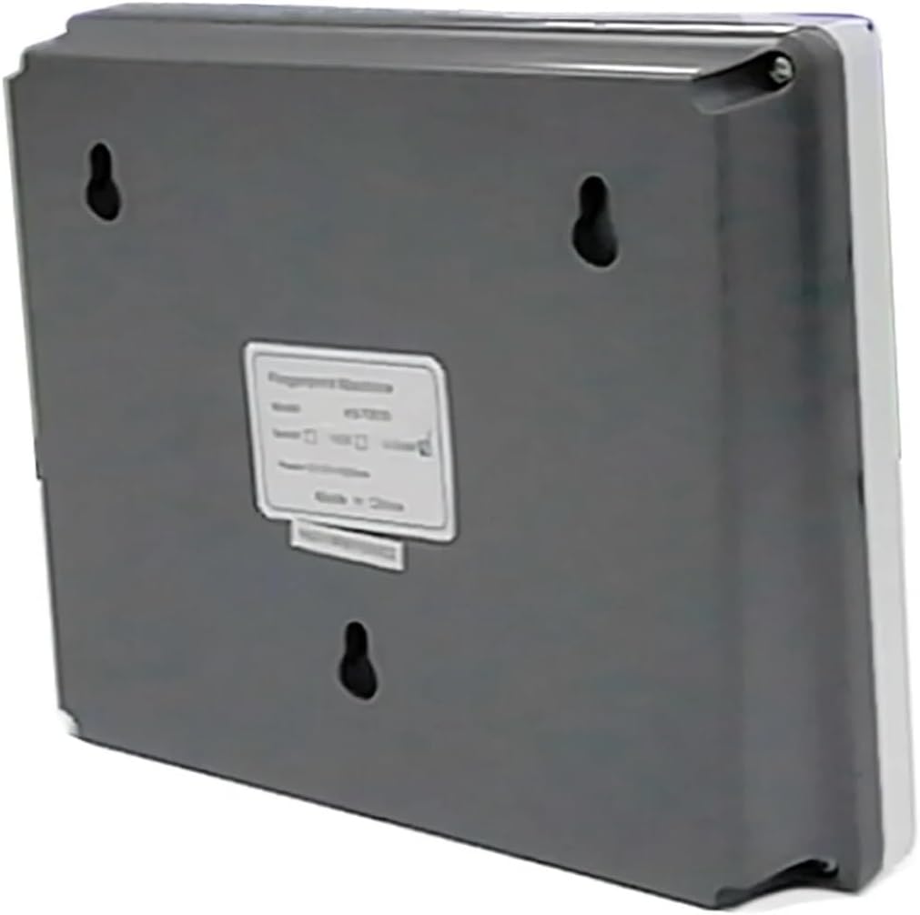 従業員の指紋スキャンによる打刻機の記録 勤務時間の出欠記録機 壁掛け式時計システム シンプルな操作と設定