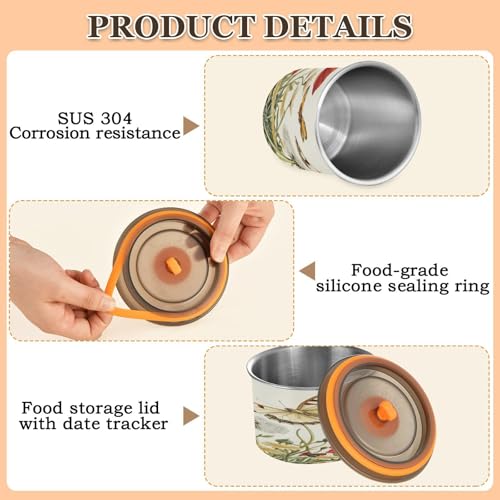 Envase Hermético de Acero Inoxidable para Café 17 oz miniatura 5