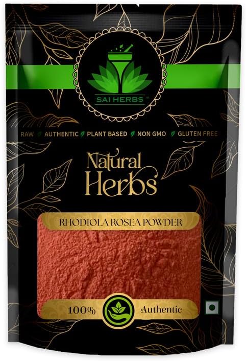 Rhodiola Rosea Ayurvedic Powder - Golden Root Ayurvedic Powder - Supports Energy Production Focus and Attention - Pure & Natural (100 Grams)