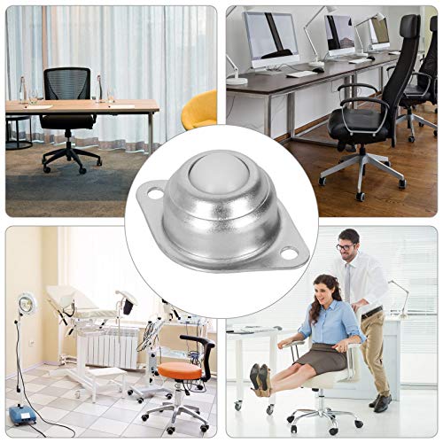 Ziqi 5/8" Roller Ball Transfer Bearings, 16Pcs Nylon Ball Transfer Bearing Unit, Round Ball Bearings Casters Universal Rotation Ball Caster, Screw Mounted For Transmission, Furniture, Trolley #TOP6