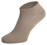 Tobeni 6 Pares Mujer Hombre Unisexo Tobillo Calcetines Bambú Botines Color Beige Tamano 43-46