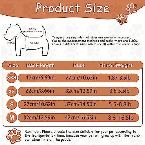 Dog Sweaters For Small Dogs, Fleece Dog Hoodie Clothes, Spring Winter Cute Warm Puppy Chihuahua Sweater, Pet Doggie Sweater For Yorkie Teacup, Cat Apparel (Leopard, Small) #TOP6