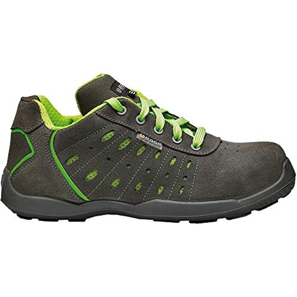 BASE Protection Ace S1P SRC Zapato de Seguridad, Talla: 41, Color: Gris/Lima, B0671GLR41