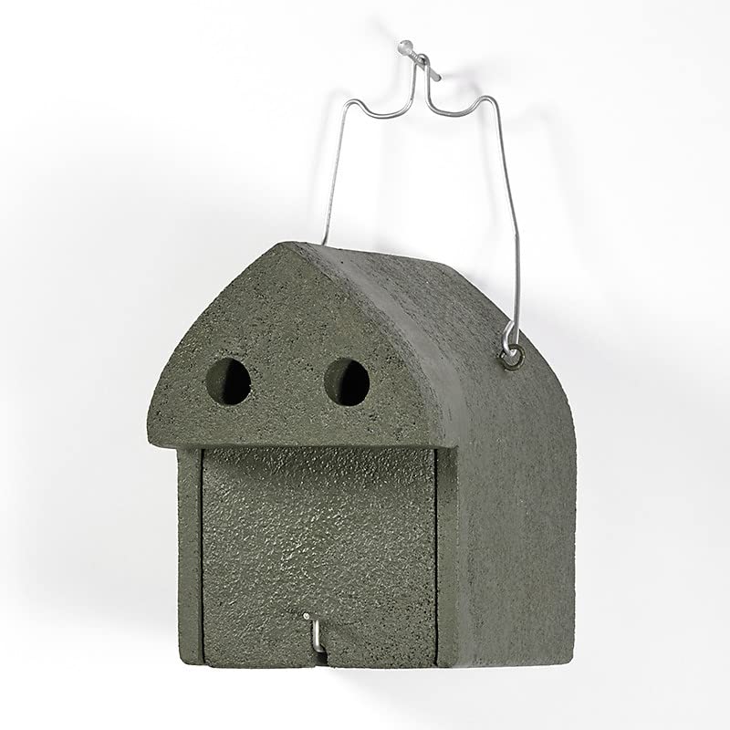3er Nistkastenset der Frühling kann kommen aus Holzbeton -Fledermäuse, Feldsperling, Blaumeise, Sumpfmeise, Star, Gartenrotschwanz, Kohlmeise, Haussperling, Kleiber, Fledermäuse.