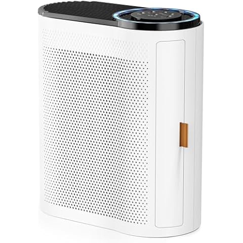 AROEVE Air Purifiers for Home Large Room Up to 1095 Sq Ft Coverage with Air Quality Sensors Impressive Filter Layer with Auto Function for Home, Bedroom, MK04- White Cover