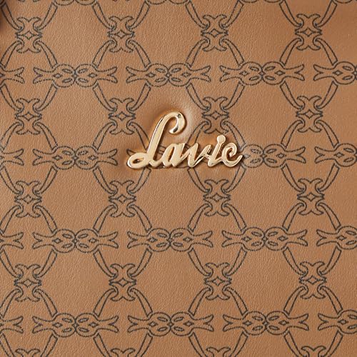 Image of Lavie Women's Zabby 2C Monoprint Satchel Bag for Women | Satchel Handbag for Work | Ladies purse | Stylish Shoulder Bag | Gift For Ladies