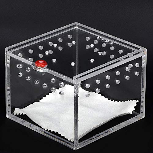 Pssopp Caja de cría de Reptiles, Caja de cría de Reptiles Transparente...