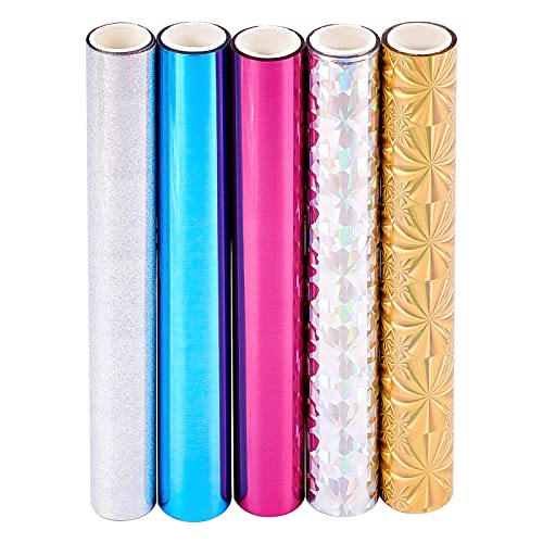 Papier à estamper doré transfert thermique scrapbooking gaufrage bricolage rouleau 150mm - 2