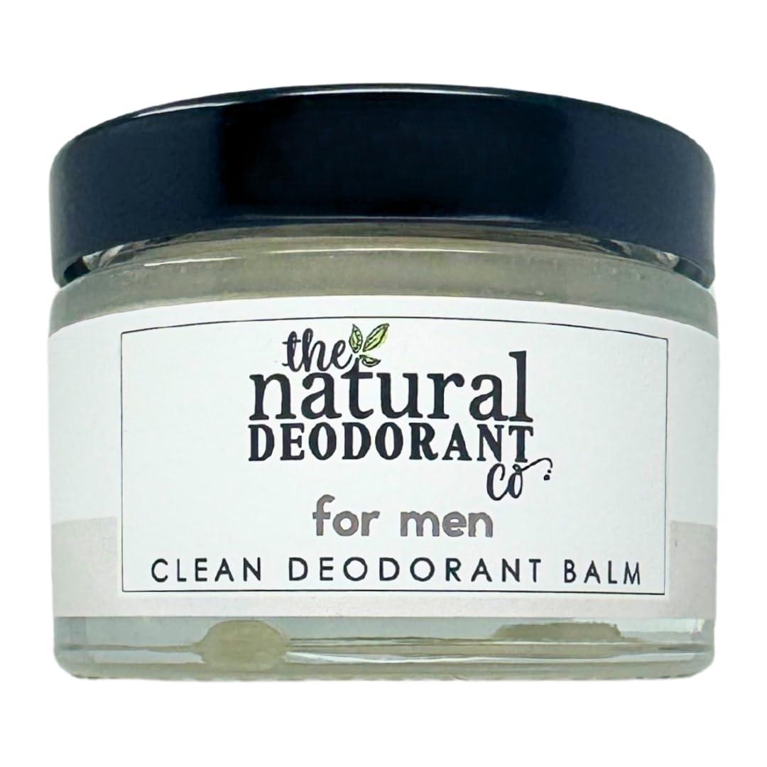 Clean Deodorant Balm For Men 55g, Aluminium Free, Plastic Free, All Day Protection