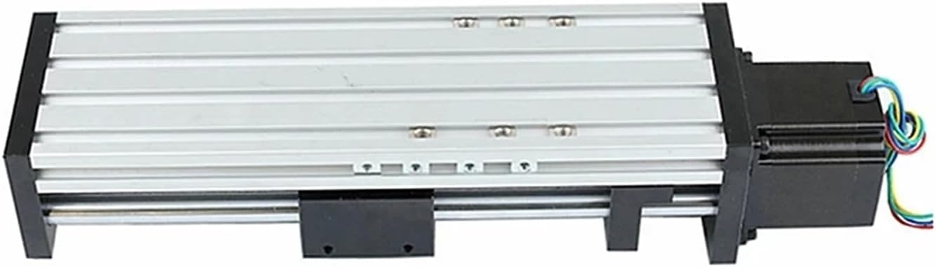 Ball Screw 50-600mm Effective Stroke CNC Linear Guide Stage Rail Motion Slide Table Ball Screw Actuator Module with Motor(GGP1204,100mm)