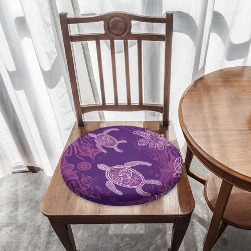 Coussin de chaise tortue de mer violette super confortable - 8
