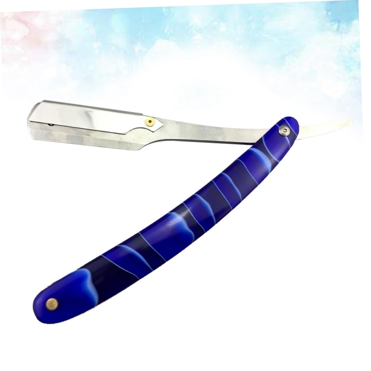 FOMIYES 3 Pz rasoio manuale per uomo modellatore di lisci barba da uomo pieghevole rasoio portatile shaver da barba in metallo da raschietto