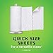 Bounty Quick-Size Paper Towels, White, 8 Family Rolls = 20 Regular Rolls