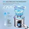 Upgrade 3-in-1 Hydrogen Water Bottle Generator with Display - Industry TOP - 24-Hour Hydrogen Lock | 0 Chlorine & 0 Ozone | 100% Leak-Proof Seal, Hydrogen Water Bottle Generator with Hydrogen Straw #4