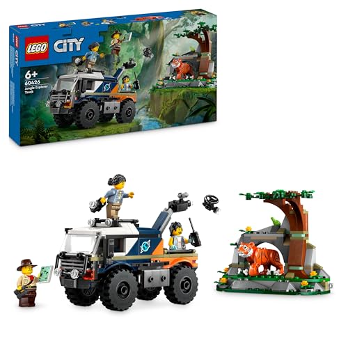 LEGO City Dschungelforscher-Truck, BAU- und Spielset für Kinder ab 6...