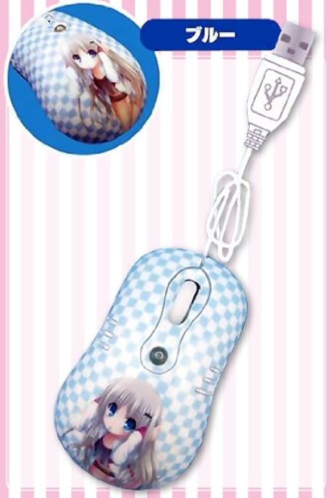 Amazon | クドわふたー光学式USBマウス 【パープル】 | イン