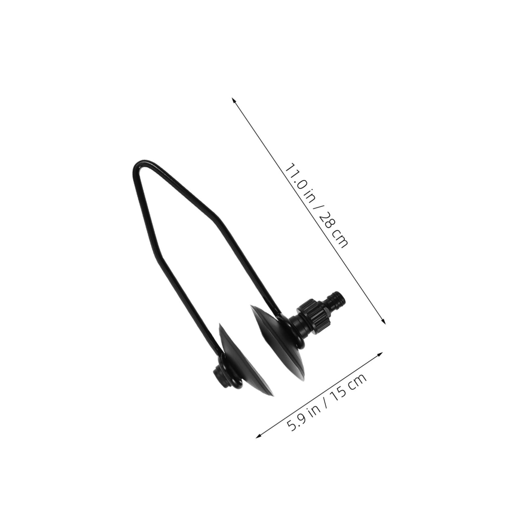 SUPVOX 2 Pezzi Supporto per Stern Drive Flusher Adattatore Lavaggio Motore Rotondo Manicotti Acqua per Manutenzione Imbarcazione Facile Installazione Senza Attrezzi Resistente Condizioni