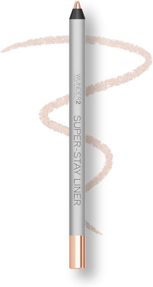 WUNDERBROW Super-Stay Liner Waterproof Eyeliner Pencil, Metallic Champagne, Cruelty-Free