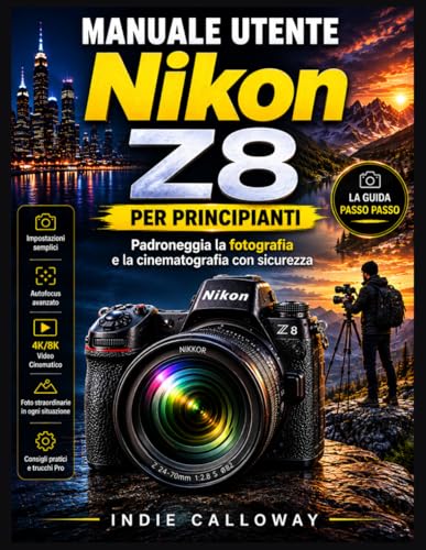 Manuale utente Nikon Z8 per principianti: Padroneggia la fotografia e la cinematografia con sicurezza