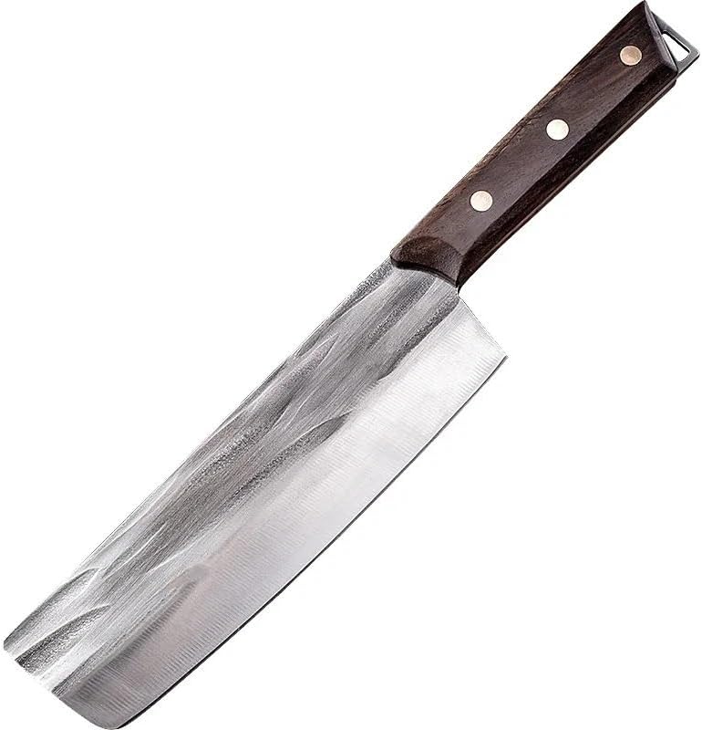 Meat Cleaver,Cleaver Knife Stainless Steel Knife Handmade Forged Sharp Chef Cleaver Slicing Kitchen Knives For Cutting Vegetables Meat, LAMAJIGA5844