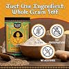 Brundo Ethiopian Spice Company | Gluten Free Teff Flour | Hand Picked & Processed Authentic Powdered Ethiopian Teff Grain | Harvested in and Imported from Ethiopia | All-Natural | No Preservatives | (16oz) |