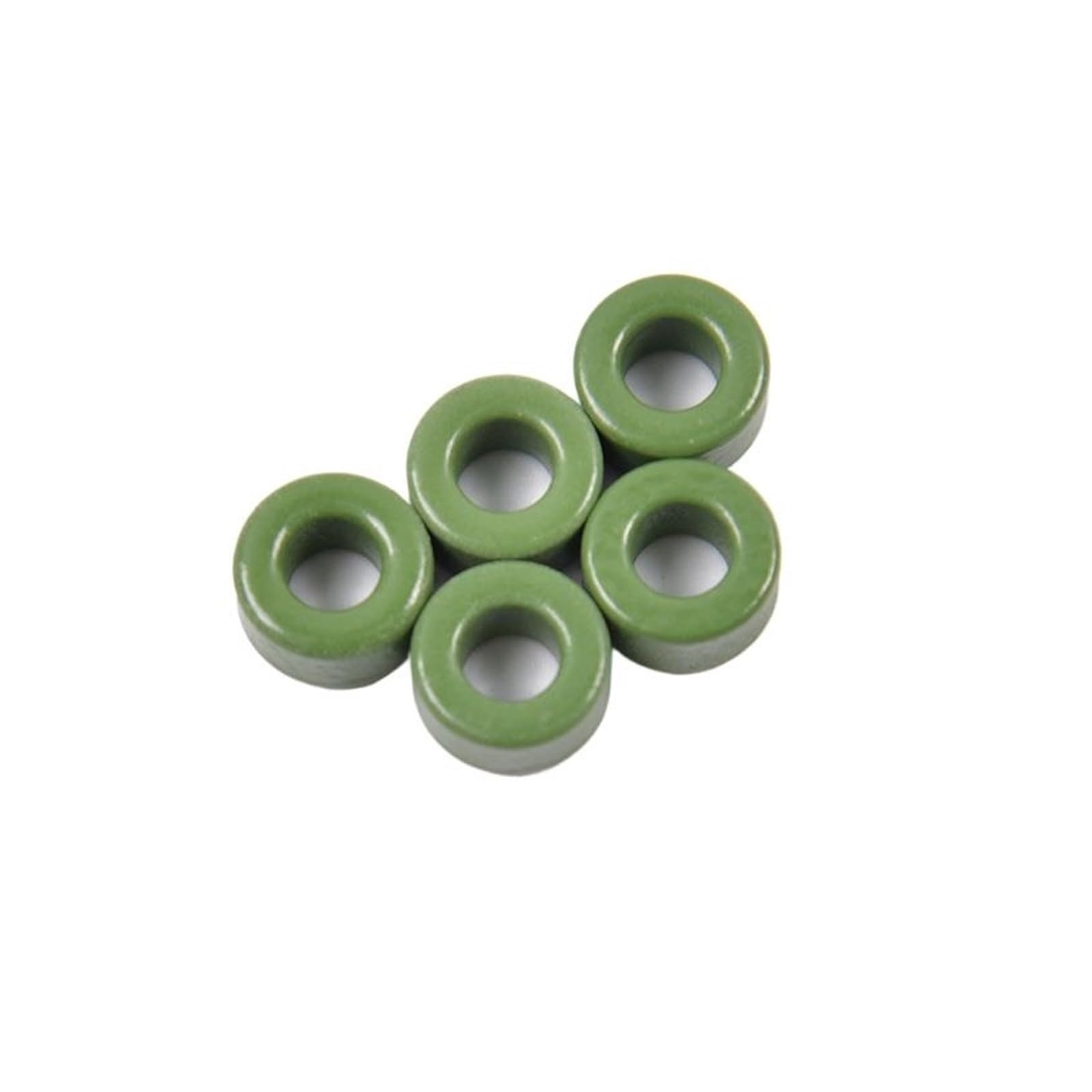 Noyaux toroïdaux en ferrite Filtre en zinc et manganèse, noyau vert, 6-14mm, blindé, anti-interférence, haut-parleur, transformateur de données, inductance, anneau de ferrite, 50 pièces(6x3x3mm)