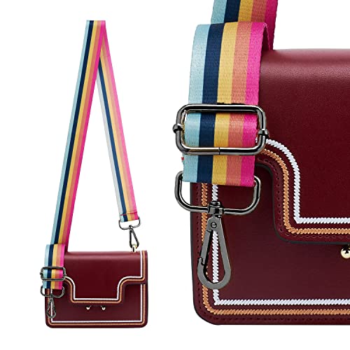 Image of ZOOEASS Nickel Buckles Wide Shoulder Strap Adjustable Replacement Belt Gun Buckles Guitar Style Crossbody Bag Strap
