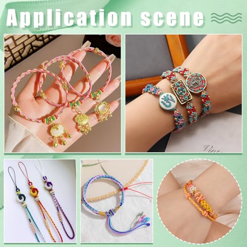 Cordon queue de rat fil nylon pour bracelets et perles Kumihimo - 7