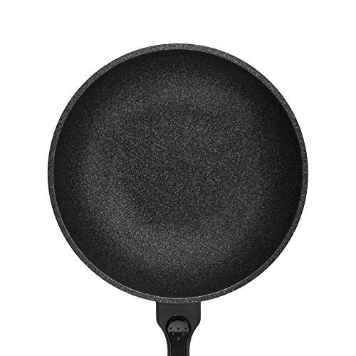 Wok antiadherente mármol 11'' para cocina miniatura 4