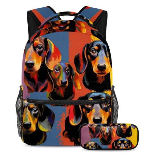 Sac à dos d'école pour enfants qui soulage le dos avec trousse incluse