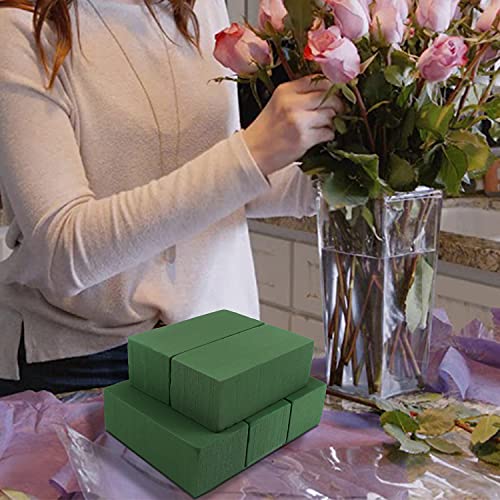 Kimober Wet Floral Foam Bricks,Green Foam Blocks For Flower Arrangement, Wedding,Party Decoration, Pack Of 5 #TOP6