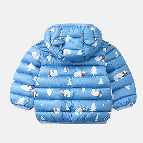 Toddler Baby Boys Girls Winter Coats Jacket Warm Clothes for 1-4 Years Old Kid Thick Ears Hoodie Velvet Snowsuit3