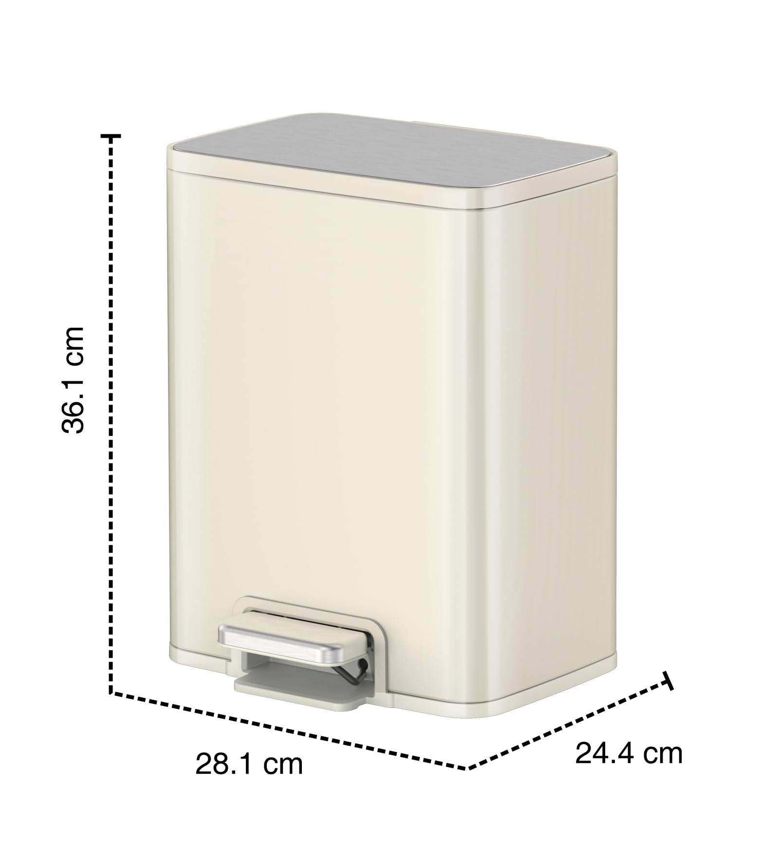 Obsessions EKO Step Trash Can - 11L Stainless Steel -6