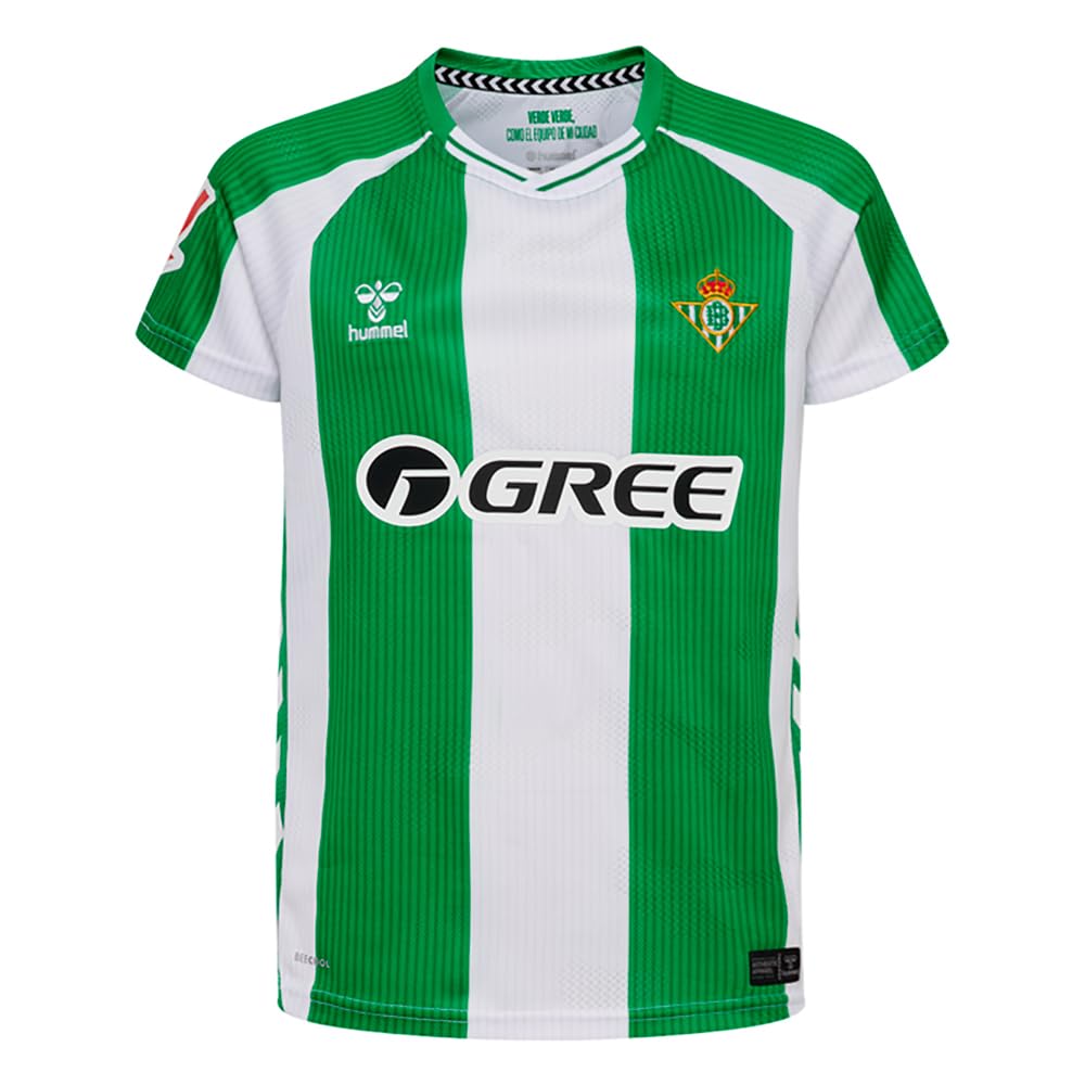 hummel Real Betis 25/26 Home Junior Short Sleeve T-Shirt 128 cm