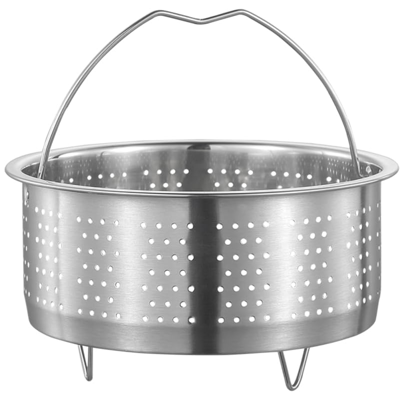 Homoyoyo - Cesta de vapor de acero inoxidable, 22 cm, para olla de cocción de minutos Seb, accesorio de cocina, ideal para cocinar carne y verduras, inserto Steamer universal, colador resistente a la
