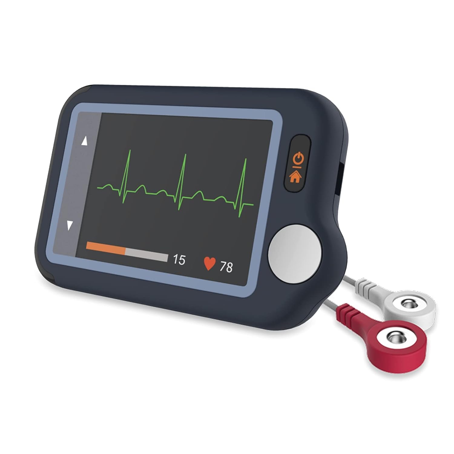 ViATOM Appareil ECG Portable – ECG Palmare de Poche avec Bluetooth – Moniteur ECG 30s/60s/5min – Affichage en Temps Réel – Mémoire Illimitée sur Smartphone & PC – Usage Domestique